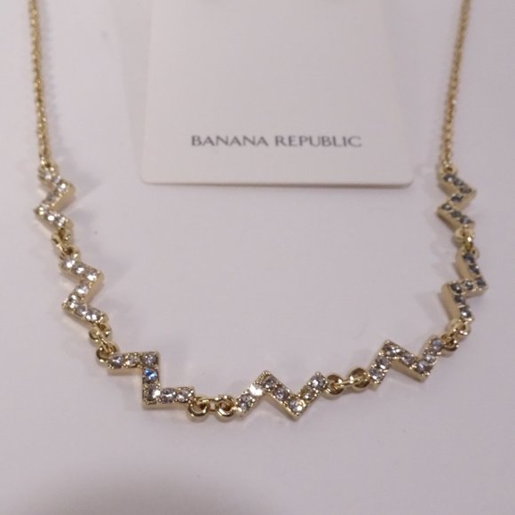 Banana Republic Jewelry Set 4 Bracelets Earrings Necklace NWT 150 - Picture 4 of 8